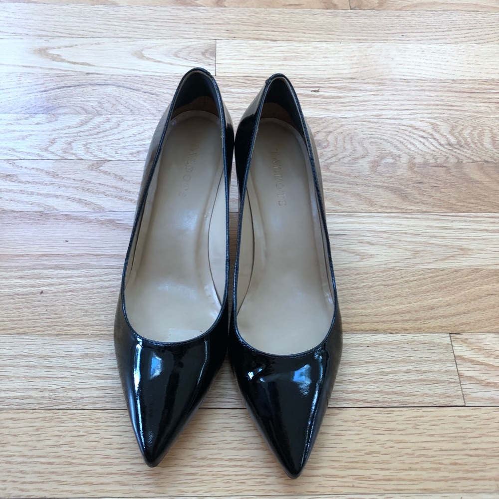 Talbots patent leather pumps, size 9.  EUC